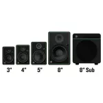 Mackie CR3-XBT 3" Creative Reference Multimedia Monitors (Pair) ลำโพงสำหรับงานสตูดิโอ รับประกันศูนย์ไทย 1 ปี