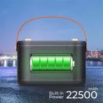 W-king T10 ลำโพงบลูทูธ กำลังขับ 120W เบสแน่น Bluetooth Speaker ลำโพงไร้สาย+ไมค์ลอย 2 ตัว ประกันศูนย์ 1 ปี