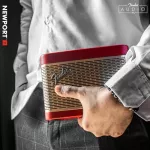 [แถมฟรีกระเป๋า]FENDER ลำโพง Bluetooth Streaming Speakers  - Newport 2 - Burgundy Champagne Gold