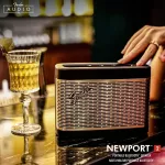 [แถมฟรีกระเป๋า] FENDER ลำโพง Bluetooth Streaming Speakers  - Newport 2 - Black Champagne Gold
