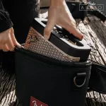 [แถมฟรีกระเป๋า] FENDER ลำโพง Bluetooth Streaming Speakers  - Newport 2 - Black Champagne Gold