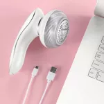 Mini Electric T Rer PT CUT MACHINE EPILATOR PORTABLE FABRIC AVER AVER CLOTHES FLUFF HAIR BL TIMMER WHITE A