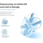 Electric T Rer 2-Speeds Portable Clothes Aver With Six Blades