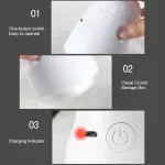 Portable 2 In 1 Electric T Rer And Stic Usb Rechargeable Hair Bl Trimmer Wireless For Sweater Clothing Fuzz Avers