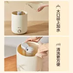 เครื่องเพิ่มความชื้นในห้องนอน สำนักงาน เครื่องปรับอากาศเครื่องเพิ่มความชื้นในห้องนอน เครื่องทำความชื้นและการทำให้บริสุทธิ์ยาวนานสตรีมีครรภ์และทารก4.5L