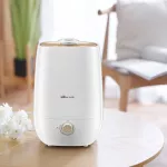 เครื่องทำความชื้นห้องนอนเด็กแอร์ห้องโฮมออฟฟิศฆ่าเชื้อสก์ท็อปเสียงต่ำกระจายกลิ่นหอม 5L ความจุขนาดใหญ่ยูวีฆ่าเชื้อรุ่น