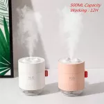 500ml Large Capacity Ultrasonic Air Humidifier with Ro USB Car Mist Maer L Difr Therapy Humidifiers