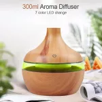 Household Air Humidifier I L Difr Ultrasonic Wood Grain Usni Mist Maer With Nt Touch Screen