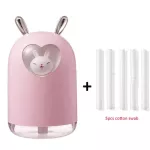 Lely Rabbit Air Humidifier 300ml Cute Pet Ultrasonic Cool Mist L Difr Ro CR ​​LED USB Humidificador