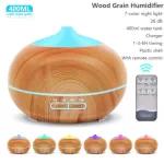 400ml I L Difr Air Humidifier Rote Control Xiomi Air Humidifier With Wood Grain For Office Home