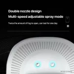 3000ml Home Air Humidifier Double Nozzle Cool Mist Difr With Cful Led Lit Heavy Fog Ultrasonic Usb Humidificador