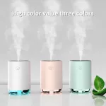 Serindia แบบพกพา Cool-Mist ใบพัด Humidifier USB Aroma Diffuser เดสก์ท็อปเครื่องฟอกอากาศ Mist Meker Silent Humidifier Air Dehumidifier