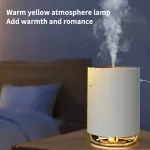 Serindia แบบพกพา Cool-Mist ใบพัด Humidifier USB Aroma Diffuser เดสก์ท็อปเครื่องฟอกอากาศ Mist Meker Silent Humidifier Air Dehumidifier