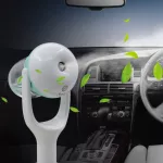 Serindia รถ Humidifier เครื่องฟอกอากาศ Freshener 50Ml Essential Oil Diffuser น้ำมันหอมระเหย DC 12V แบบพกพา Auto Mist Maker Fogger 4 สี