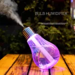 Serindia 400Ml สีสันหลอดไฟ Humidifier Essential Oil Diffuser Atomizer Air Freshener Mist Sprayer รถบ้าน Silent Humidifier