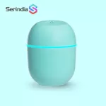 Serindia 220ml Mini Aroma Essential Oil Diffuser Ultrasonic Humidifier for USB Fogger Mist MACER with LED Night Lamp