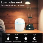 Serindia 200Ml มินิอัลตราโซนิกความชื้นโรแมนติกแสง USB น้ำมันหอมระเหย diffuser รถ เครื่องฟอกอากาศ Aroma Anion หมอก ชงกับ LED Bulb