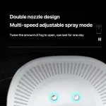 Serindia 3000Ml Home Humidifier หัวฉีดคู่ Cool Mist Aroma Diffuser พร้อมไฟ LED Coloful Heavy Mist Ultrasonic USB Humidificador