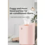 Serindia 3000Ml Home Humidifier หัวฉีดคู่ Cool Mist Aroma Diffuser พร้อมไฟ LED Coloful Heavy Mist Ultrasonic USB Humidificador