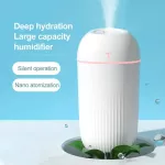 Serindia คุณภาพสูง 420Ml Ultrasonic Humidifier กลิ่นหอมน้ำมันหอมระเหย Diffuser สำหรับรถบ้าน USB Fogger Mist Maker พร้อมโคมไฟกลางคืน