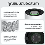 KENNEDE FAMILY AIR PURIFIER HEPA air purifier for rooms, size 20-30 sq.w. LED night