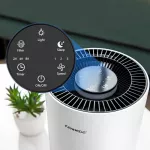 KENNEDE FAMILY AIR PURIFIER HEPA air purifier for rooms, size 20-30 sq.w. LED night