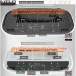 OTOKOเครื่องฟอกอากาศDQZS002ห้องขนาด50ตารางเมตรตั้งเวลาเปิดปิดได้นานสุดถึง8ชั่วโมงแผ่นกรอง3ชั้นช่วยกรองสิ่งสกปรกควันบุหรี