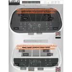 OTOKOเครื่องฟอกอากาศDQZS003ห้องขนาด60ตารางเมตรตั้งเวลาเปิดปิดได้นานสุดถึง8ชั่วโมงแผ่นกรอง3ชั้นช่วยกรองสิ่งสกปรกควันบุหรี