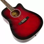 Fantasia, airy guitar 41 "model C41RD, red, free, free guitar strap machine