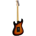 SQOE Electric guitar Strat 22 Fresh Ham H-H Model SEST210 Sunburss + Free Carry & Bag & Jack Strap & Guitar