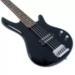 Proline PB105 กีตาร์เบสไฟฟ้า 5 สาย 22 เฟร็ต ทรง Modern Jazz ปิ๊กอัพฮัมบัคกิ้ง Black