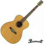 PARAMOUNT BOM407 40 inch guitar, OM shape, Top Sol, Cedar/Rose Wood ** The product has spots on the back or other areas **