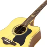 HUN 3SD, 41 -inch acoustic guitar, roof, topped, rosewood/sapol wood + use D'Addario ** Chromium knob with cover ** + SET 3
