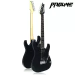 Proline PE800 Electric guitar Strat 22 Freat Black Black Black Handwood Hamk Double + Free Car Stocking