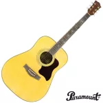 PARAMOUNT SDG885N Guitar Pine 41 '' Top Sol Dian Dian Sprus / Solid Mahokani ** made of real wood ** + Free MB25A & Capo & Pick