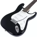 PARAMOUNT PE100 Electric guitar Strat 22 Freck Black, Pickle, Linkle, Coil + SET 1 ** Beginner electric guitar, bestseller **
