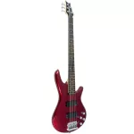Proline PB205 PJ Bass Guitar, 5 electric bass guitar 22, Active Precision Jazz Red Joy Color