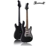 PARAMOUNT Electric guitar HSS STRAT Piccard, Aluminum Est-BKM coated ** use D'Addario **