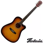 Fantasia Acoustic Guitar, 41 inch acoustic guitar, concave neck, coated model QAG411M ** new acoustic guitar **