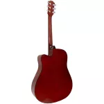 PARAMOUNT QAG412 41 inch guitar, concave neck, spruce/linden coated + free bag & tuner & kapok & kit