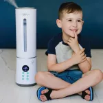 BBLUV - UMI Machine to increase moisture in the ultrasonic air And 4in1 Ultrasonic Humidifier/Air Purifier/Aroma Diffuser/Nightlight