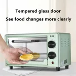 เตาอบไฟฟ้าขนาด 12 ลิตรในครัวเรือน เตาอบมัลติฟังก์ชั่นขนาดเล็ก อบอัตโนมัติ อบมันฝรั่งหวาน ทาร์ต พิซซ่า