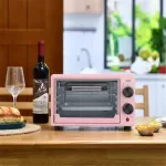 เตาอบไฟฟ้าขนาด 12 ลิตรในครัวเรือน เตาอบมัลติฟังก์ชั่นขนาดเล็ก อบอัตโนมัติ อบมันฝรั่งหวาน ทาร์ต พิซซ่า