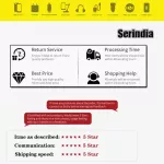 Serindia ใหม่ Aroma Diffuser พร้อม Warm LED Humidifier