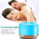 500ml Therapy Difr Air Humidifier With Led Nit Lit Home Ultrasonic Cool Mist Xaomi I L Difr
