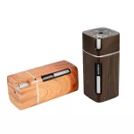 Portable Mini Humidifier Wood Grain 300ml Ultrasonic Car USB Air Difr CR LED Humidificador for Car Hoffice