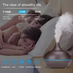 400ml Rote Control Air Ultrasonic Humidifier Led Lits Xiomi Electric Therapy I L Difr For Home