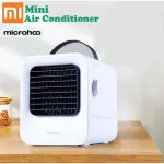 microhoo ระบายความร้อนด้วยน้ำ humidification เครื่องปรับอากาศ พัดลม มินิสะดวก USB บ้านเดสก์ท็อป พัดลมในหอพัก พัดลมไร้หมอก