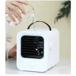 microhoo ระบายความร้อนด้วยน้ำ humidification เครื่องปรับอากาศ พัดลม มินิสะดวก USB บ้านเดสก์ท็อป พัดลมในหอพัก พัดลมไร้หมอก
