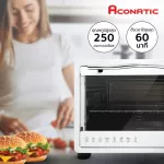 ACONATIC อะโคเนติก เตาอบไฟฟ้า 23 ลิตร รุ่น AN-OVE1523 สีขาว 1500 วัตต์ รับประกัน 1 ปี